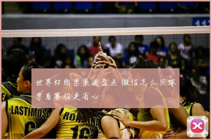 世界杯购票渠道盘点 微信怎么买球票看赛程更省心